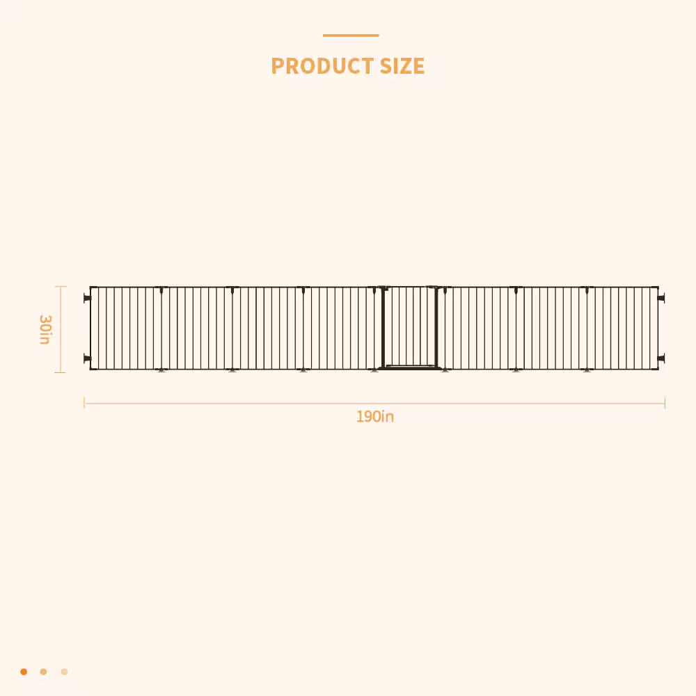 Heavy Duty Metal Storage Fence Panels - 8-Piece Wholesale Fence Set