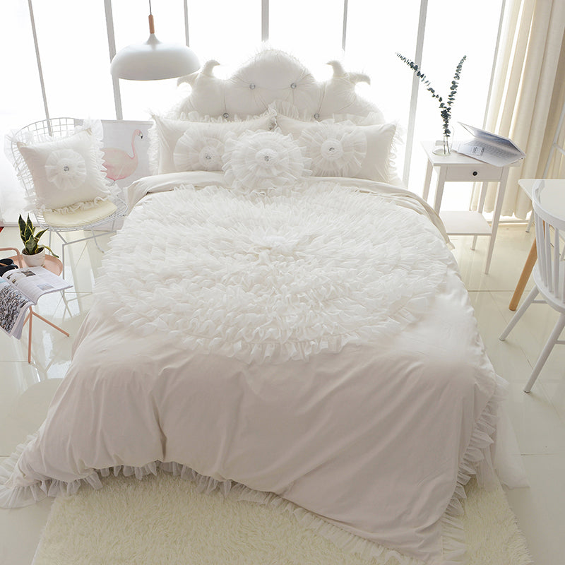 Cotton Princess Wind Bed Skirt - Multiple Sizes & Styles