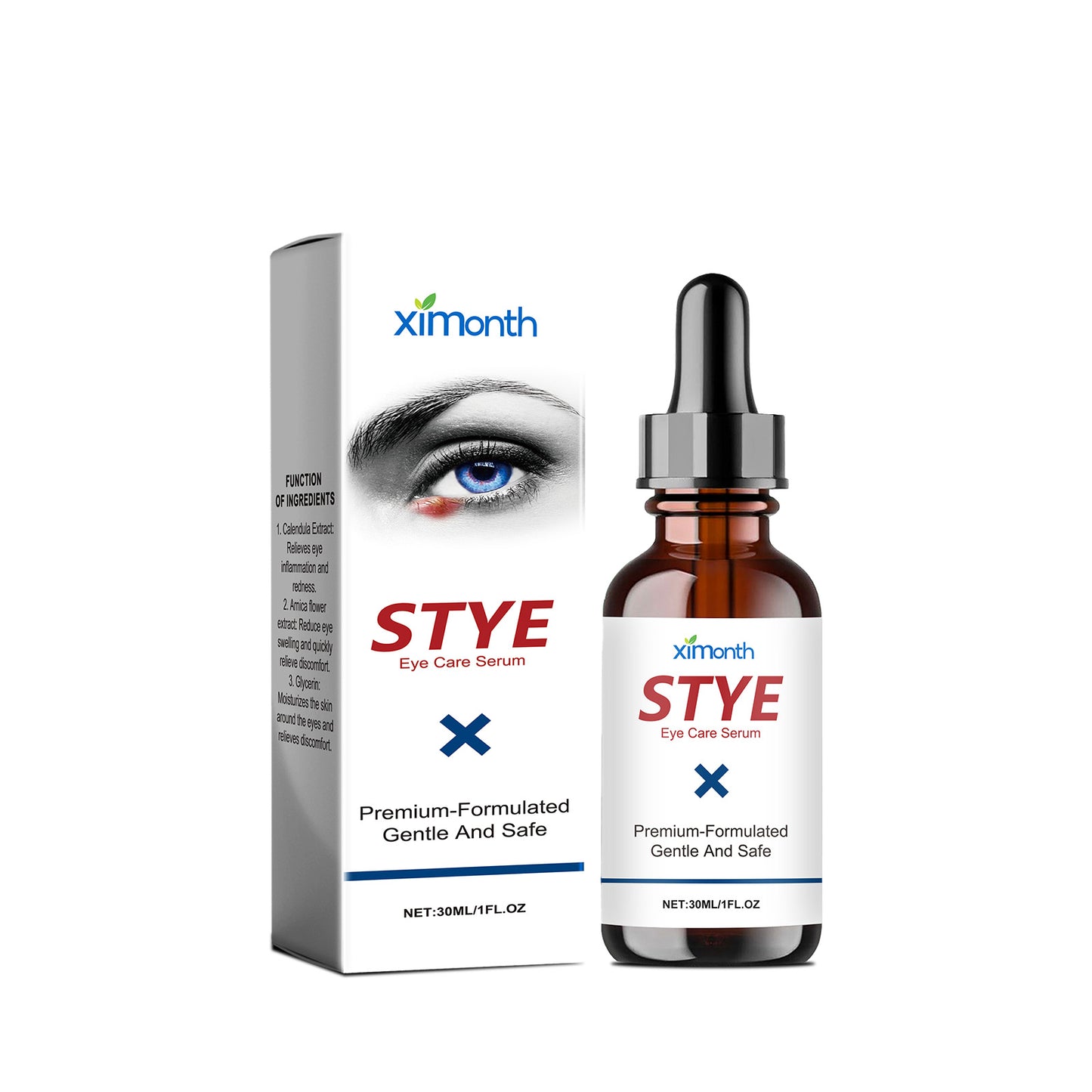 Soothing Eye Care Serum - Gentle Calendula & Arnica Relief Treatment (30ml)