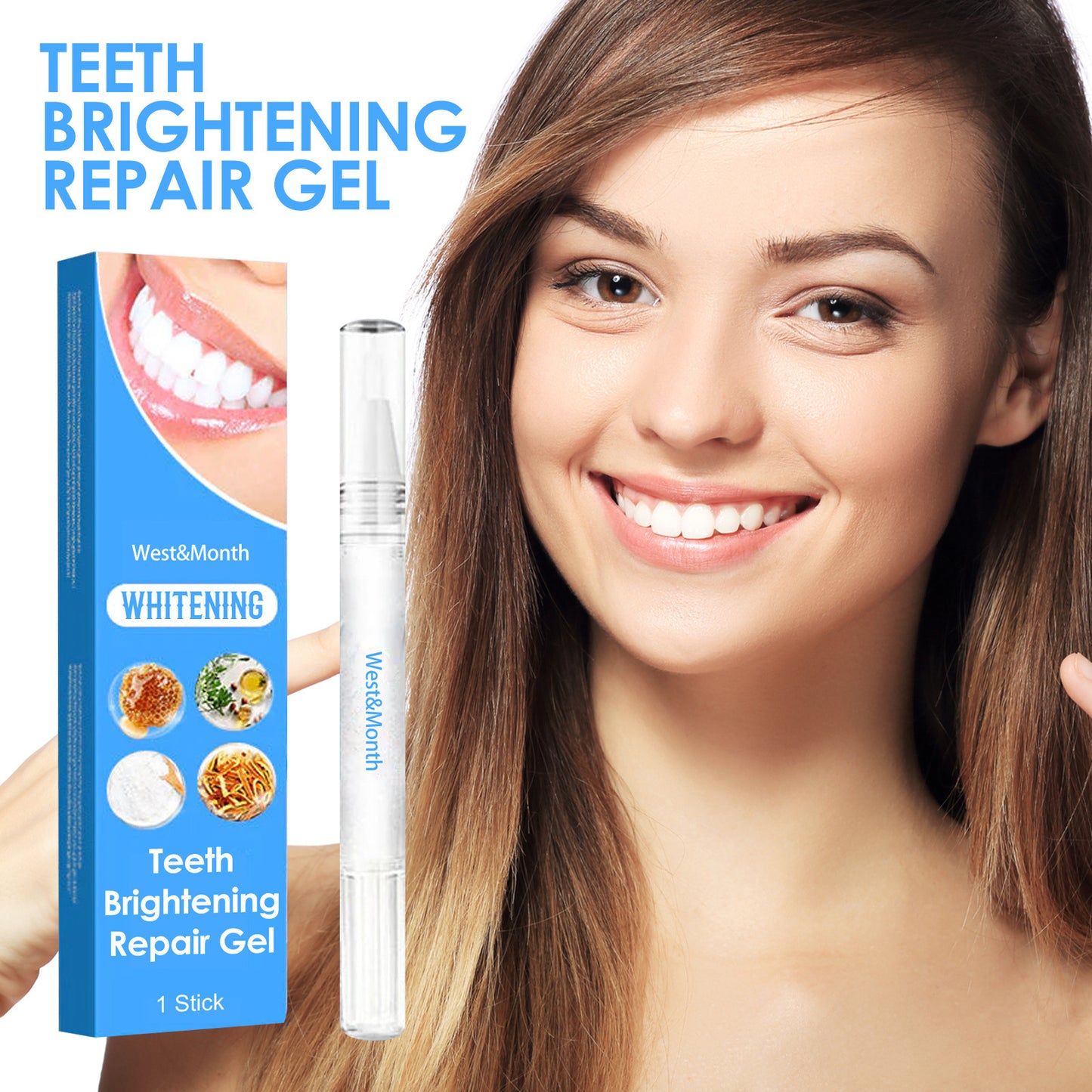 and Repair Pen - Natural Stain Remover for Brighter Smile