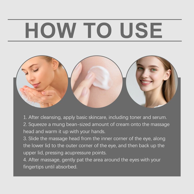 Hydrating Eye Cream with Massage Head - 20g