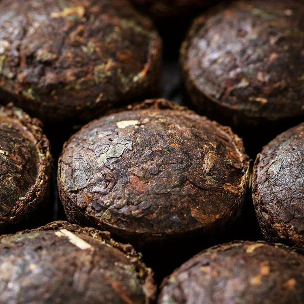 Yunnan Matured Pu'er Tea Mini Cakes - Glutinous Rice Aroma, 50g