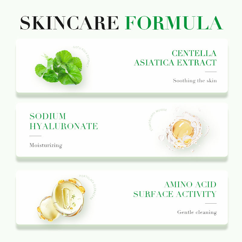Centella Asiatica Bubble Face Mask Pack - Soothing Skin Care for Facial Cleansing