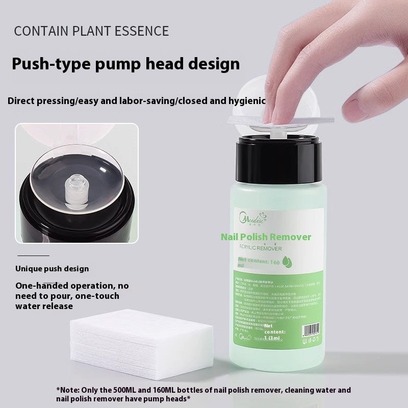 Nail Art Press Bottle Cleaning Solution for Nail Removal & Care - 1000ml