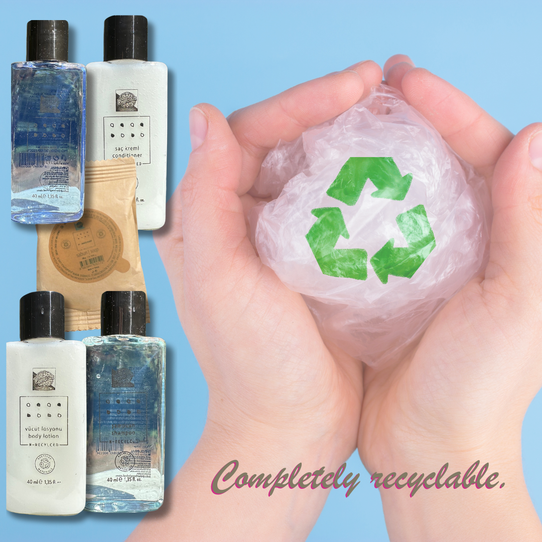 125-Piece Eco-Friendly Hotel Toiletries Set - Sustainable Bath Amenities