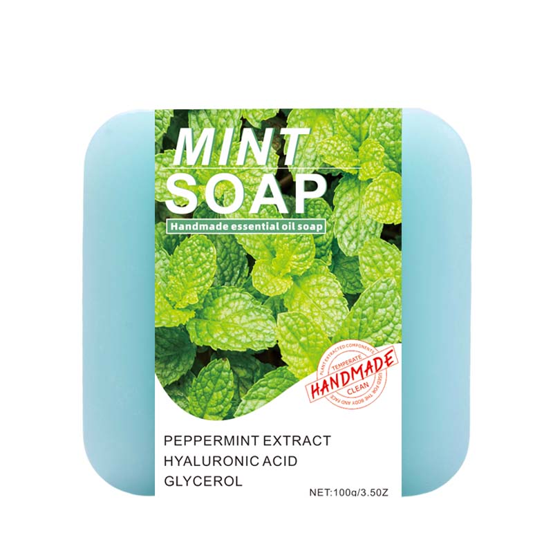 Peppermint Essential Oil Soap Bar - 100g
