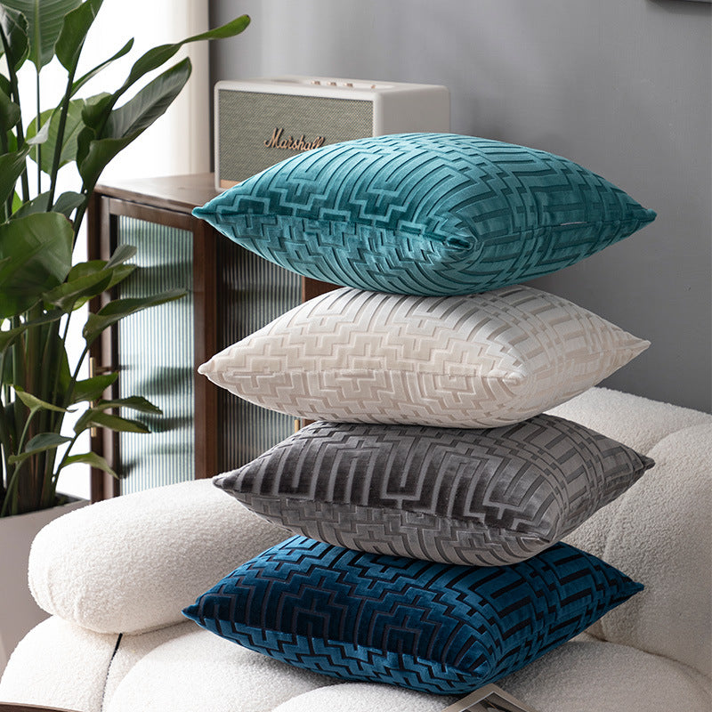 Geometric Decorative Pillow Cover 45x45cm Modern Minimalist Cushion Cover