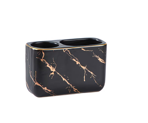Electric Toothbrush Holder Ceramic Nordic Style Storage Box for Toothpaste and Toothbrushes