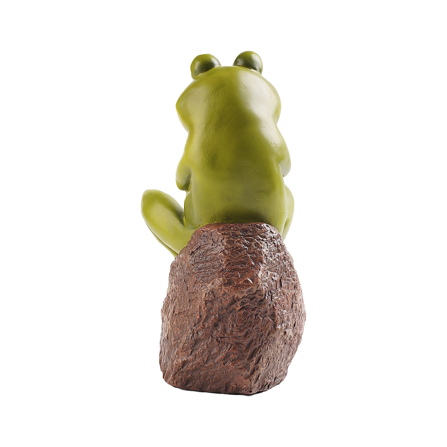 Outdoor Frog Garden Ornament - Resin Pastoral Sculpture for Lawn Decor