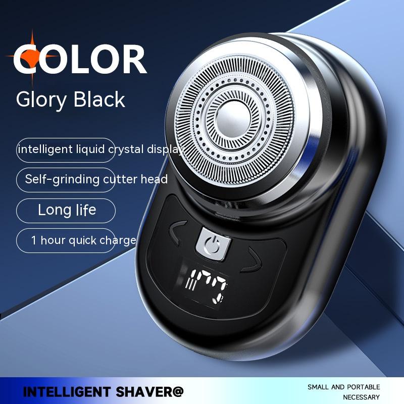 Mini USB Electric Shaver for Men Rechargeable Razor with Display