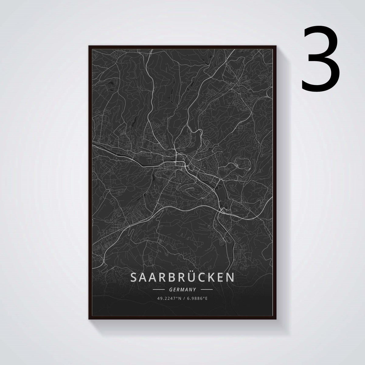 German City Decoration Poster Canvas Painting for Home Art