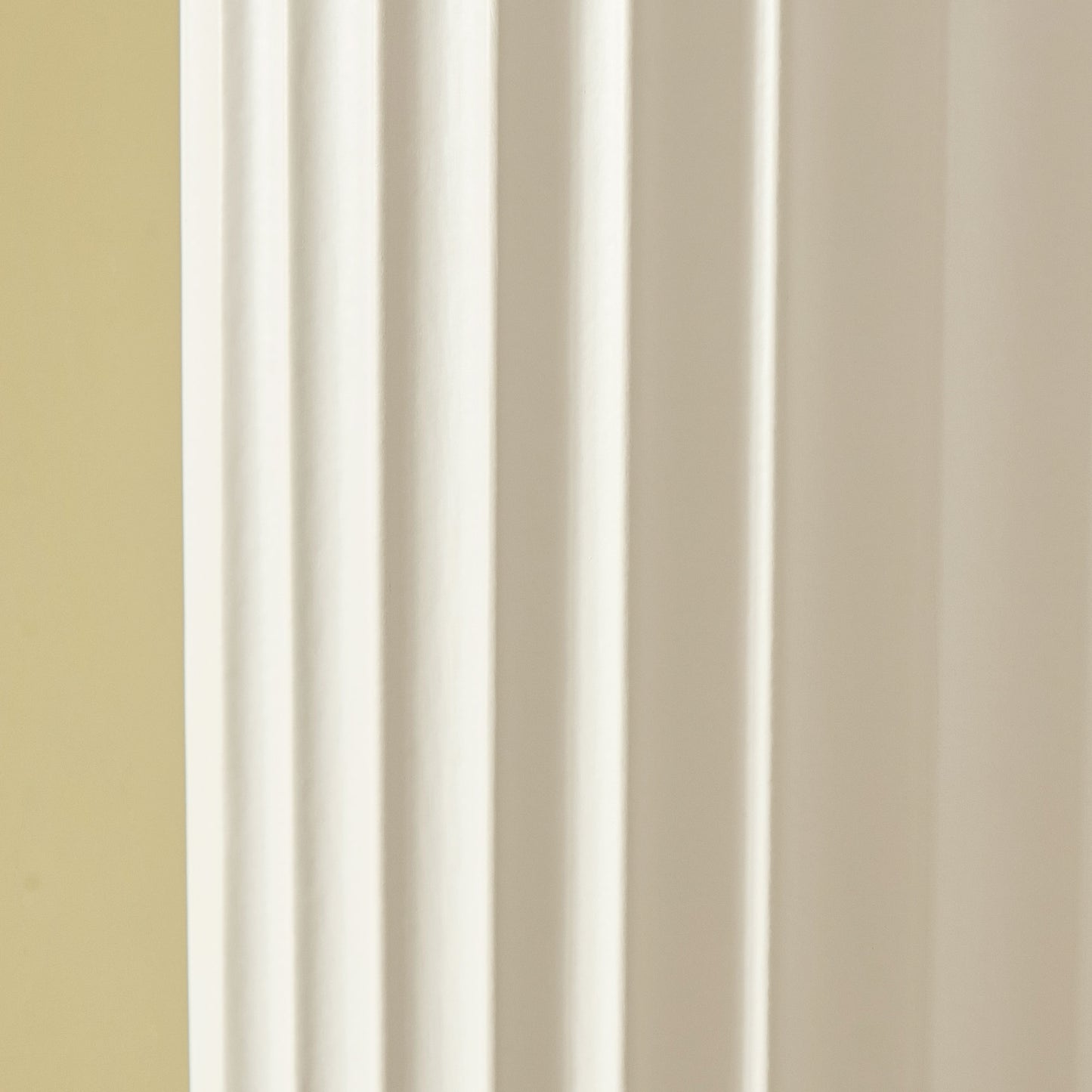 Modern White Console Table with Roman-Style Legs - 62.99 Inch