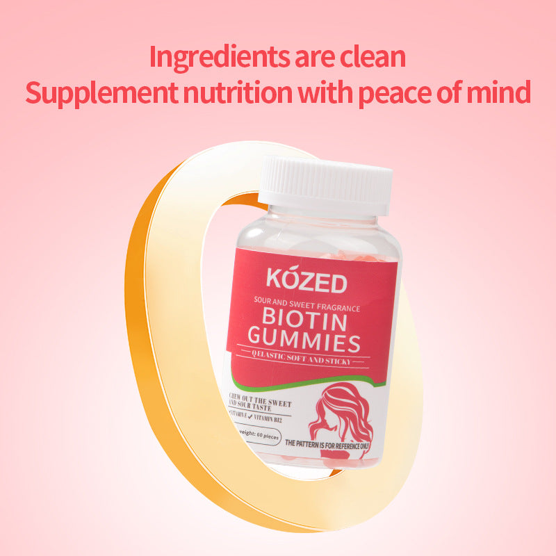 Biotin Soft Gummy Vitamins - 60 Pieces