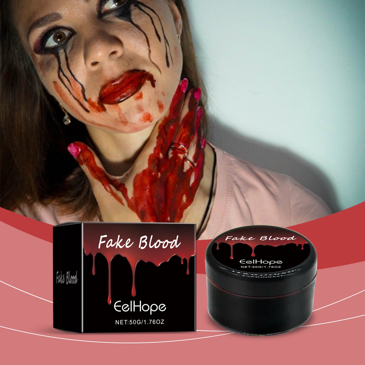 Realistic Fake Blood Gel for Halloween Cosplay - 50g