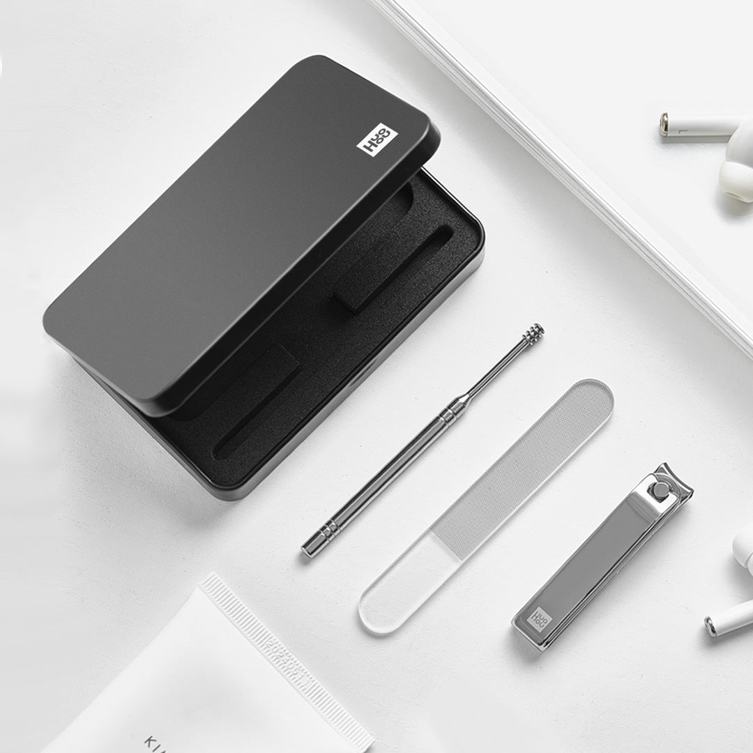Stainless Steel Nail Clippers & Ear-picker Set