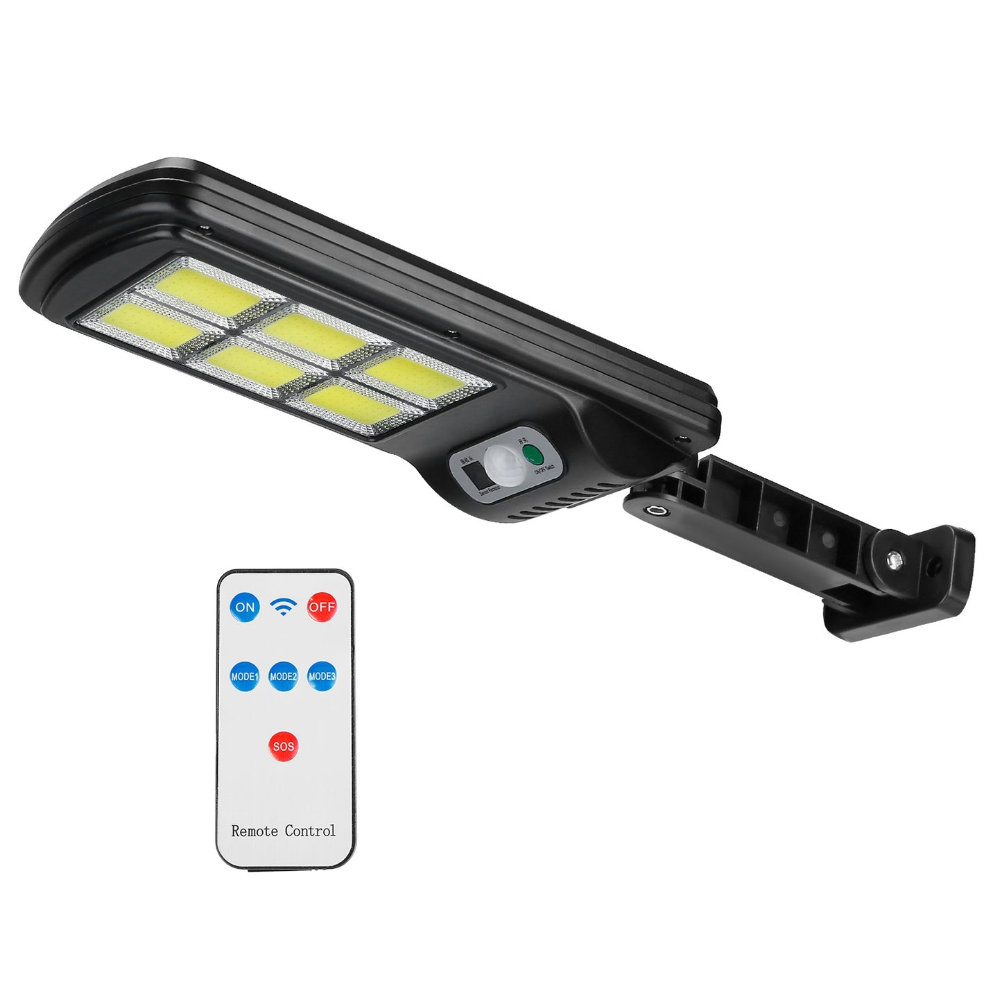Solar Powered LED Wall Lights Outdoor Waterproof Motion Sensor with Remote Control