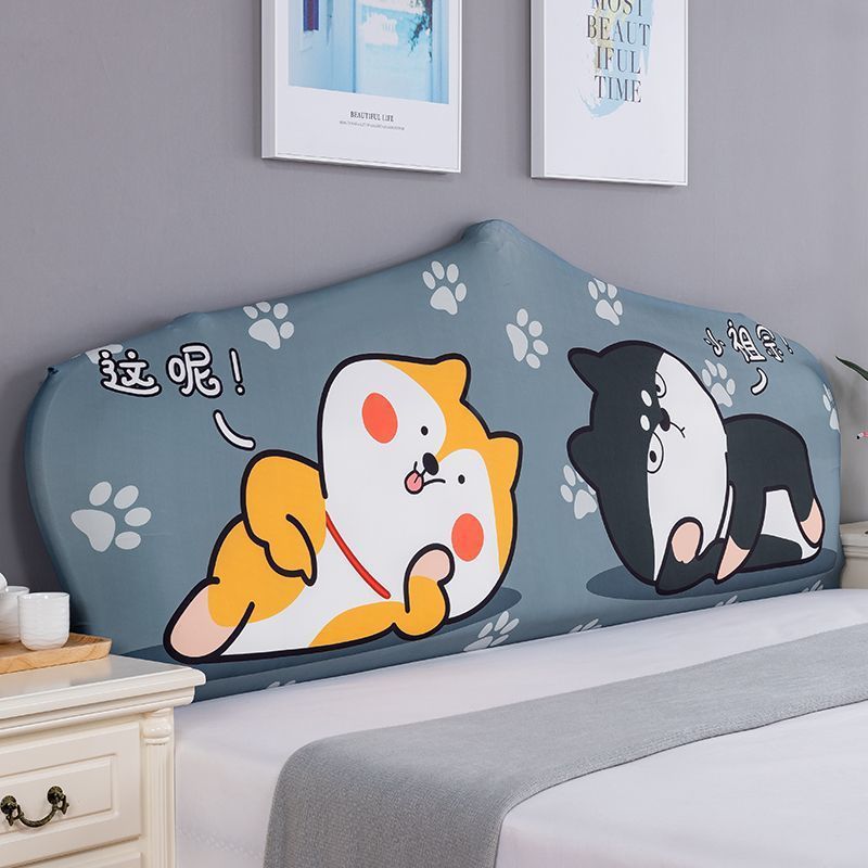 Elastic Bedside Cover Special-Shaped European Style Universal Bed Head Protector