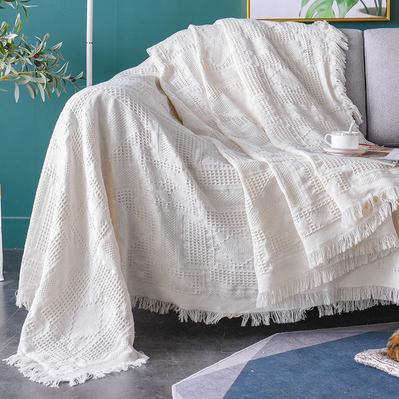 Cotton Sofa Cover Slipcover for Couch Bed Chair Modern Home Textile