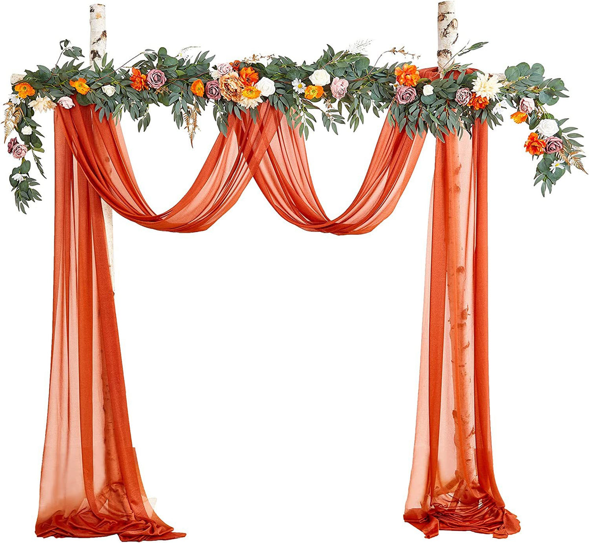 Eucalyptus Willow Leaf Wedding Garland Indoor Outdoor Decor 1.9m Length