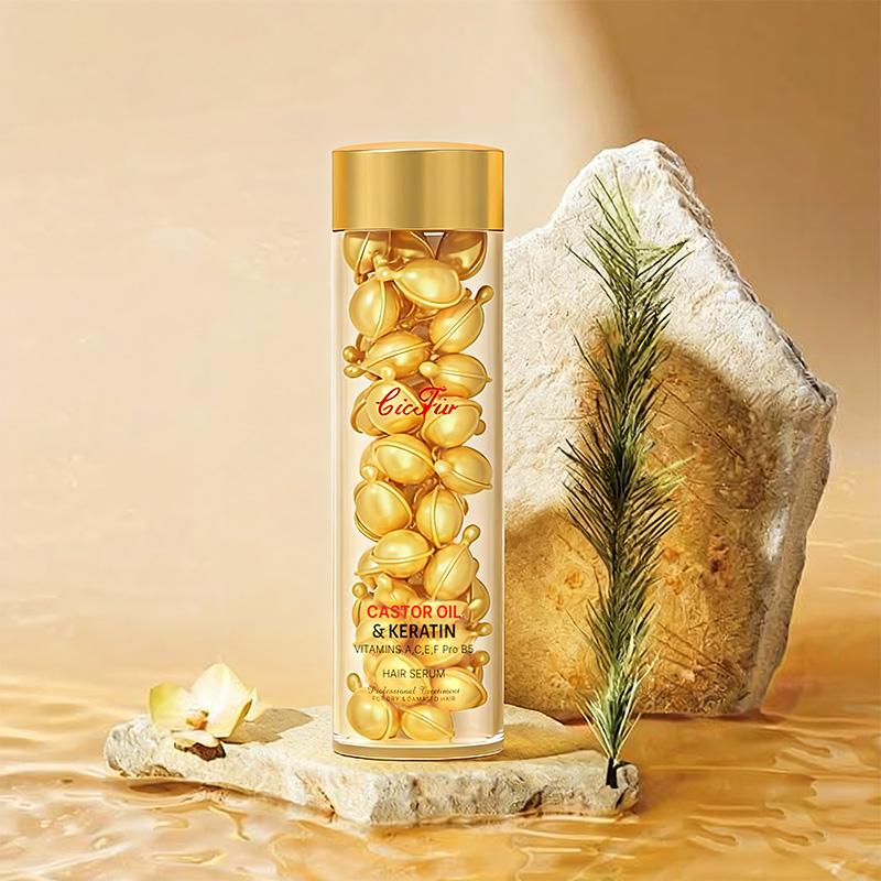 Portable Hair Oil Capsules - Travel-Friendly Nourishing Hair Treatment