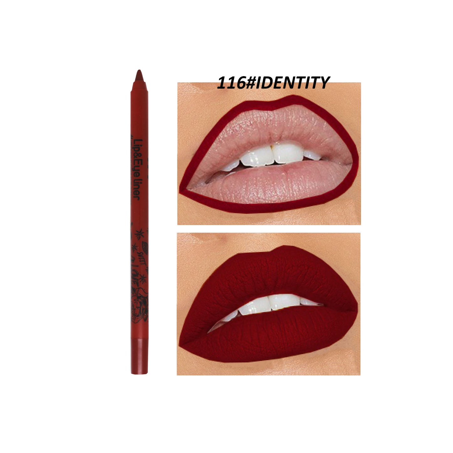 Matte Lip Liner - Discoloration Resistant Outline Lipstick 20 Colors