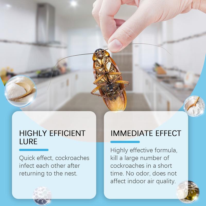 Cockroach Bait Stickers - 1 Year Pest Control Solution