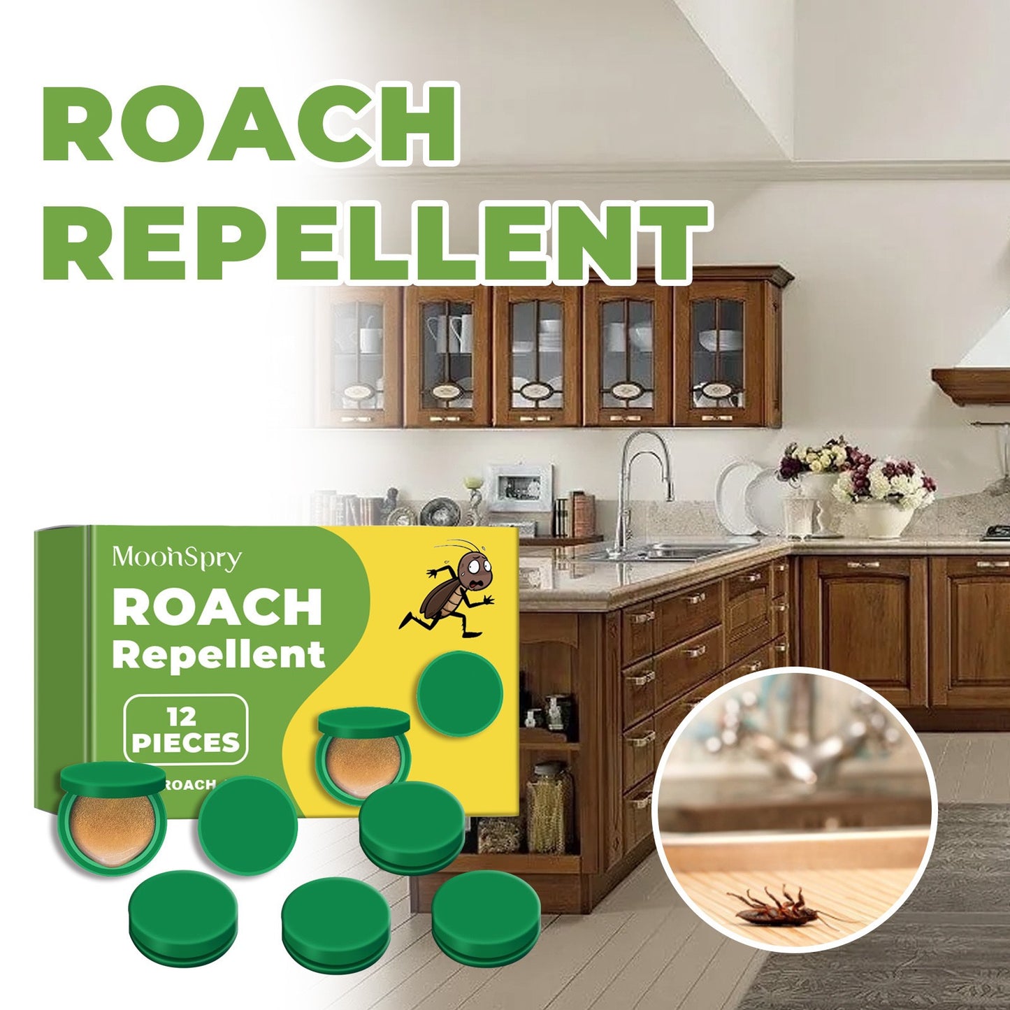 12Pcs In 1 Box, Roach Bait Gel Traps Repellent, Cockroach Killer