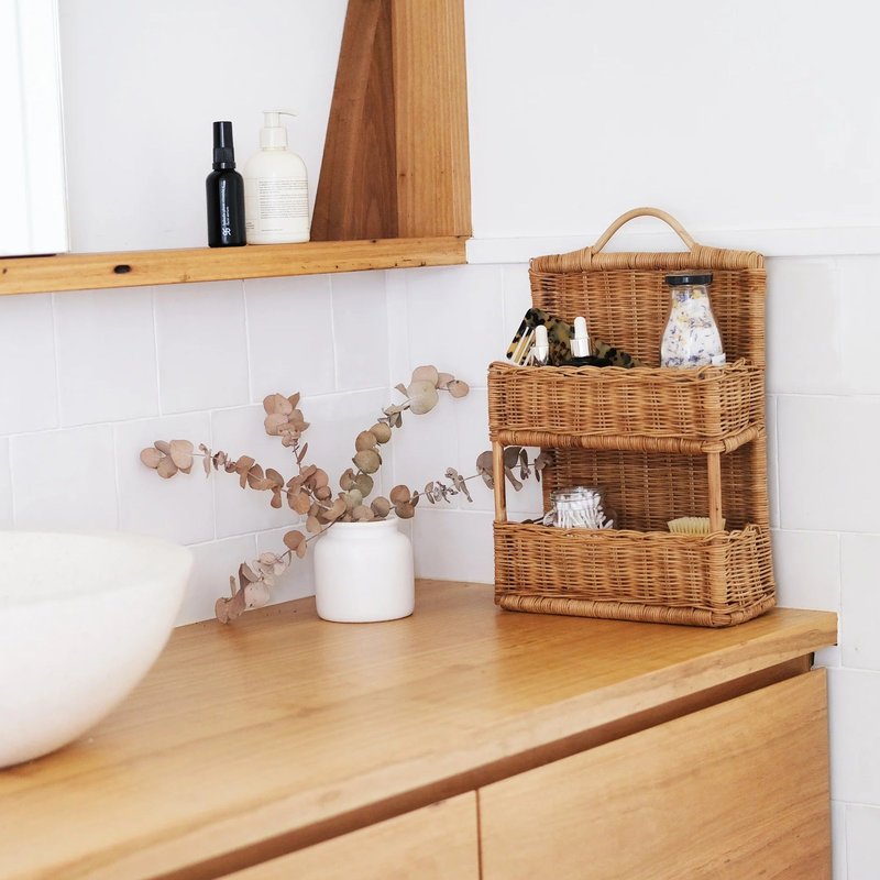 Nordic-Style Handwoven Storage Basket for Home Organization