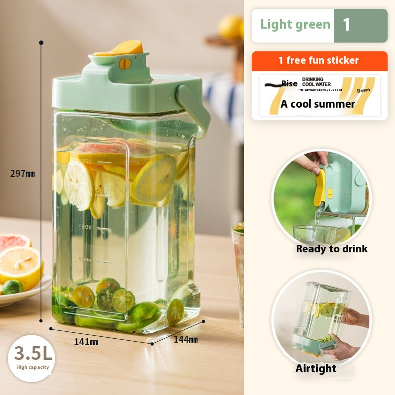Large Capacity Refrigerator Water Bottle with Faucet - Cool Water Dispenser