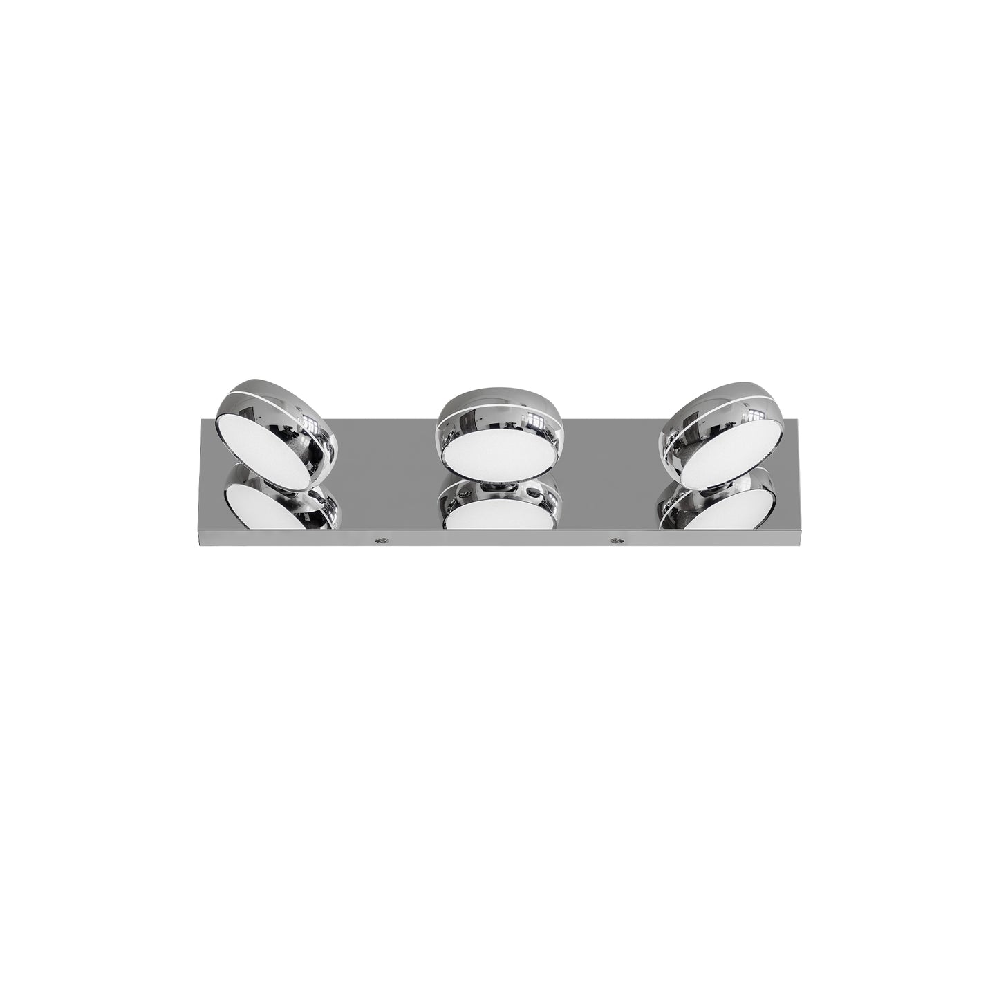 Modern LED Vanity Lights - 20in Chrome Bathroom Fixture