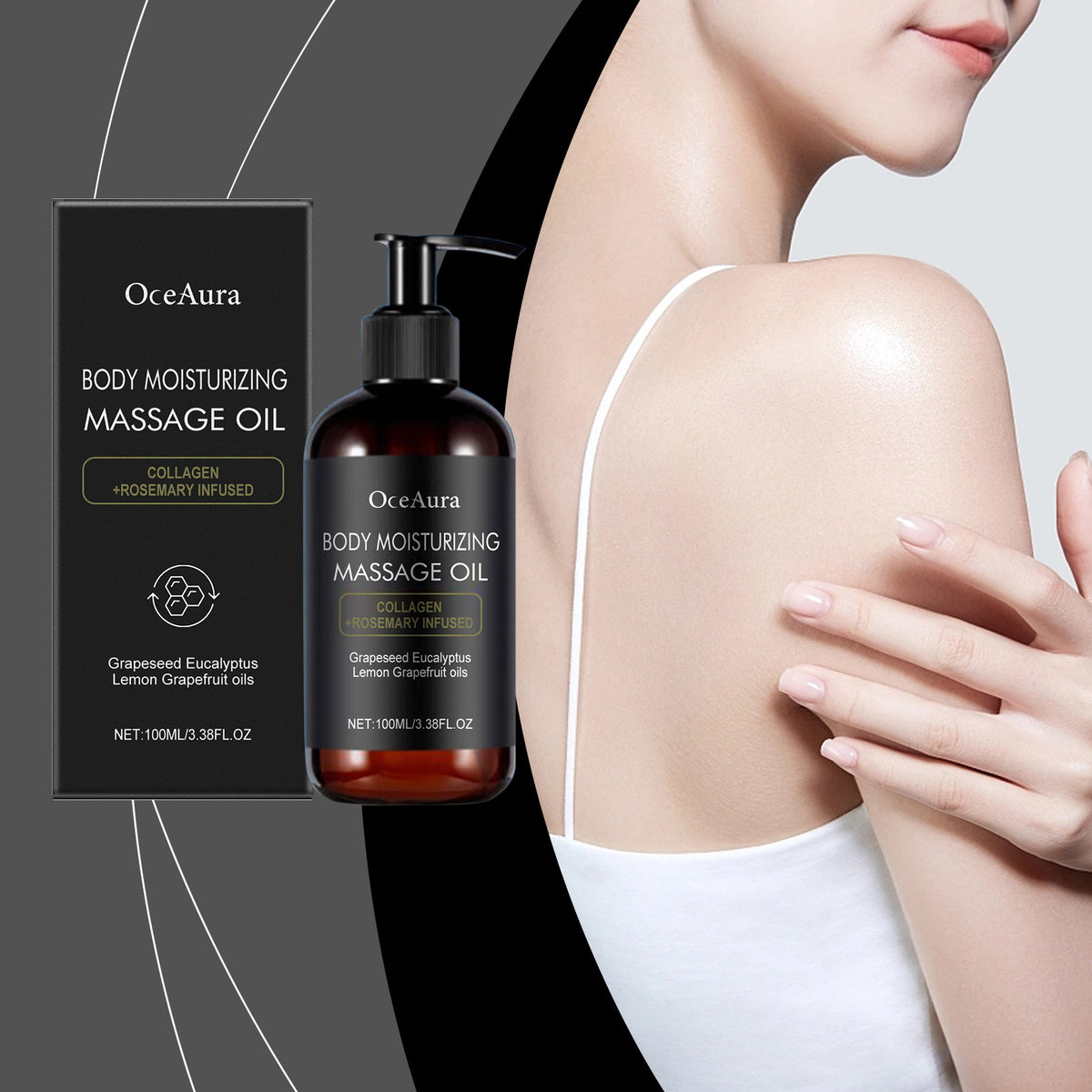 Plant-Based Massage Oil - Hydrating & Nourishing Skincare