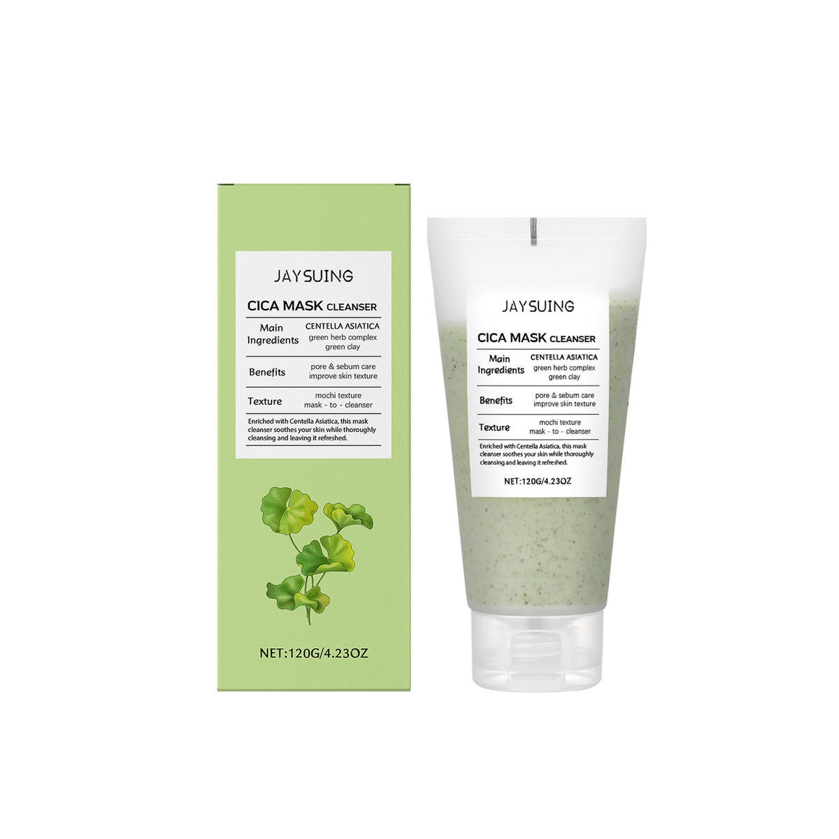 Centella Asiatica Soothing Facial Cleanser 120g - Gentle Skin Care for Sensitive Skin