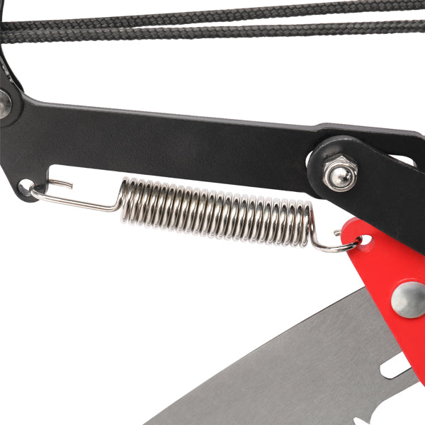 26ft Manual Pole Saw Tree Trimmer Kit with Portable Bag & Spiral Splicing