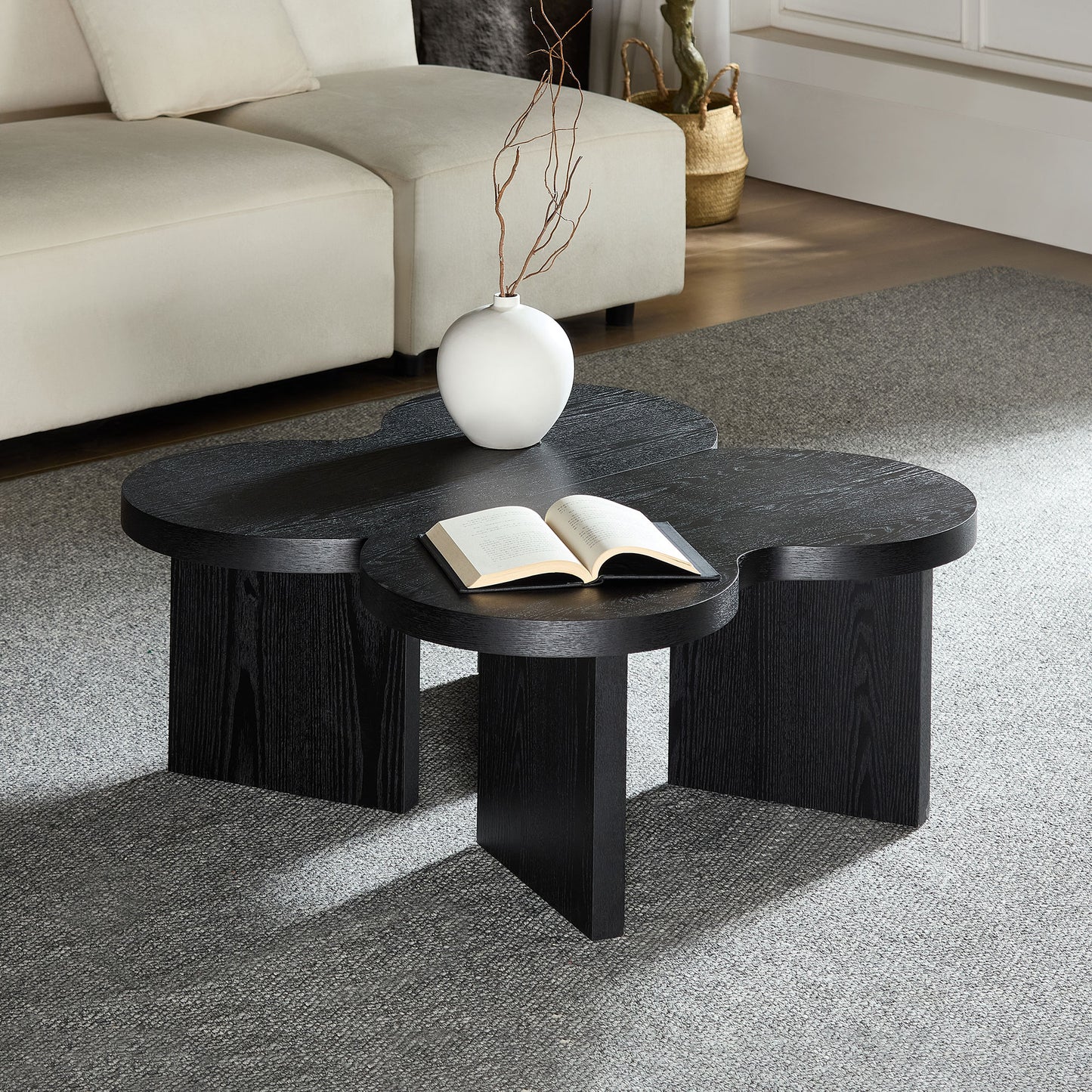 Butterfly MDF Coffee Table - Modern Design for Living Room & Bedroom