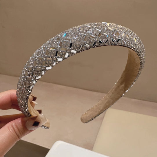 Diamond Headband with Pearl Style - Multiple Finishes