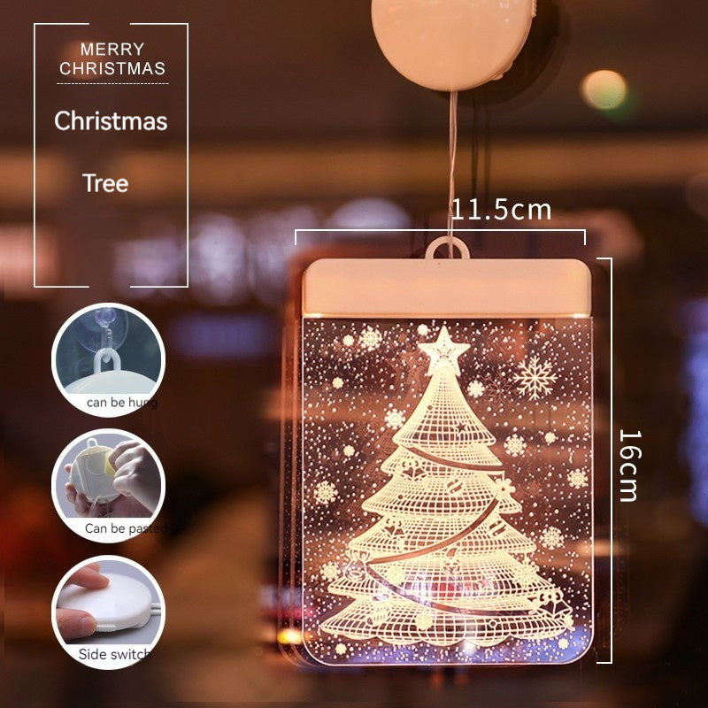 Christmas Pendant Light with Ambience Lighting - USB Powered Festive Decor