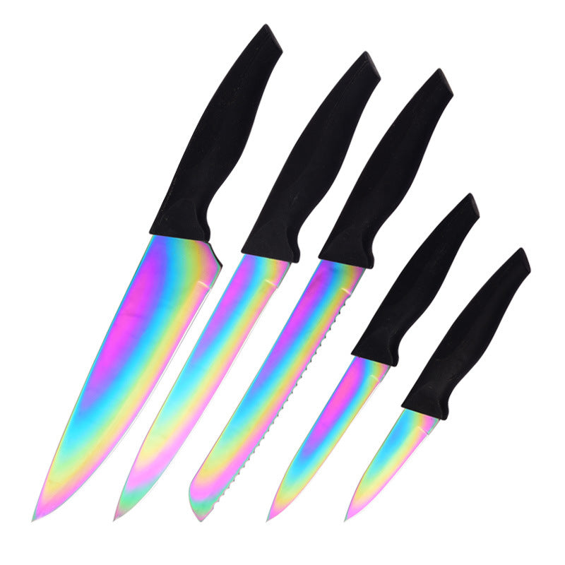 Stainless Steel Gift Knife Set - Modern Kitchen Cutlery