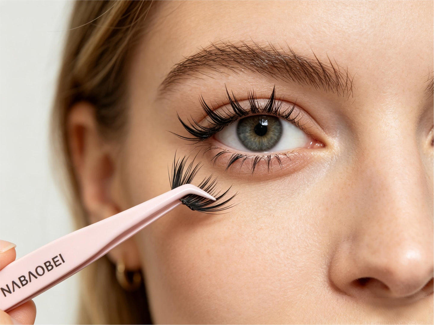 Non-Stick Teflon Lash Tweezers for Precision Eyelash Extension Application