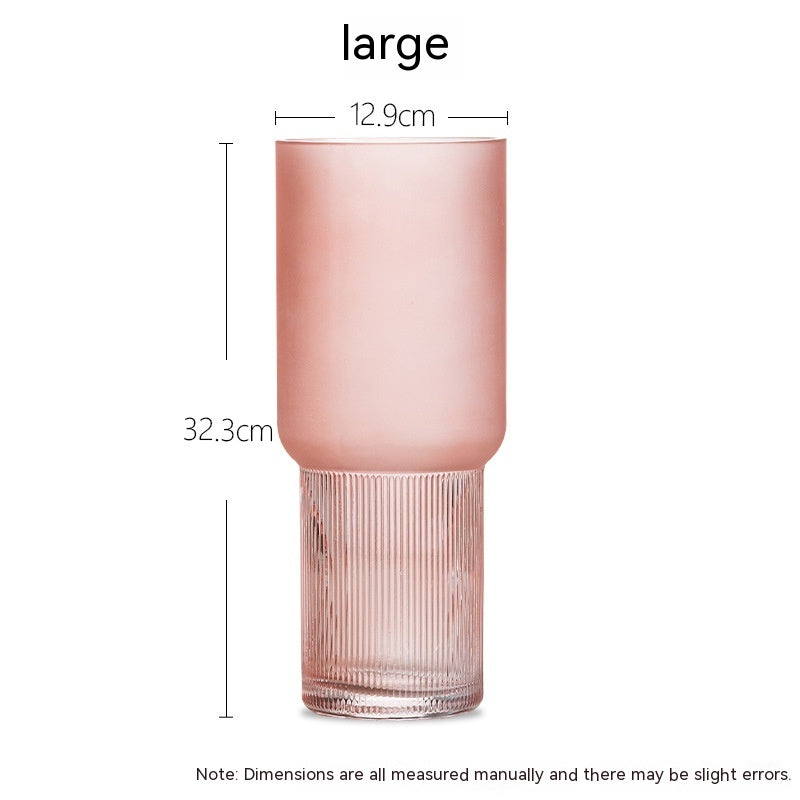 Nordic Glass Vase - Handmade, Small/Medium/Large Phantom Size Decor
