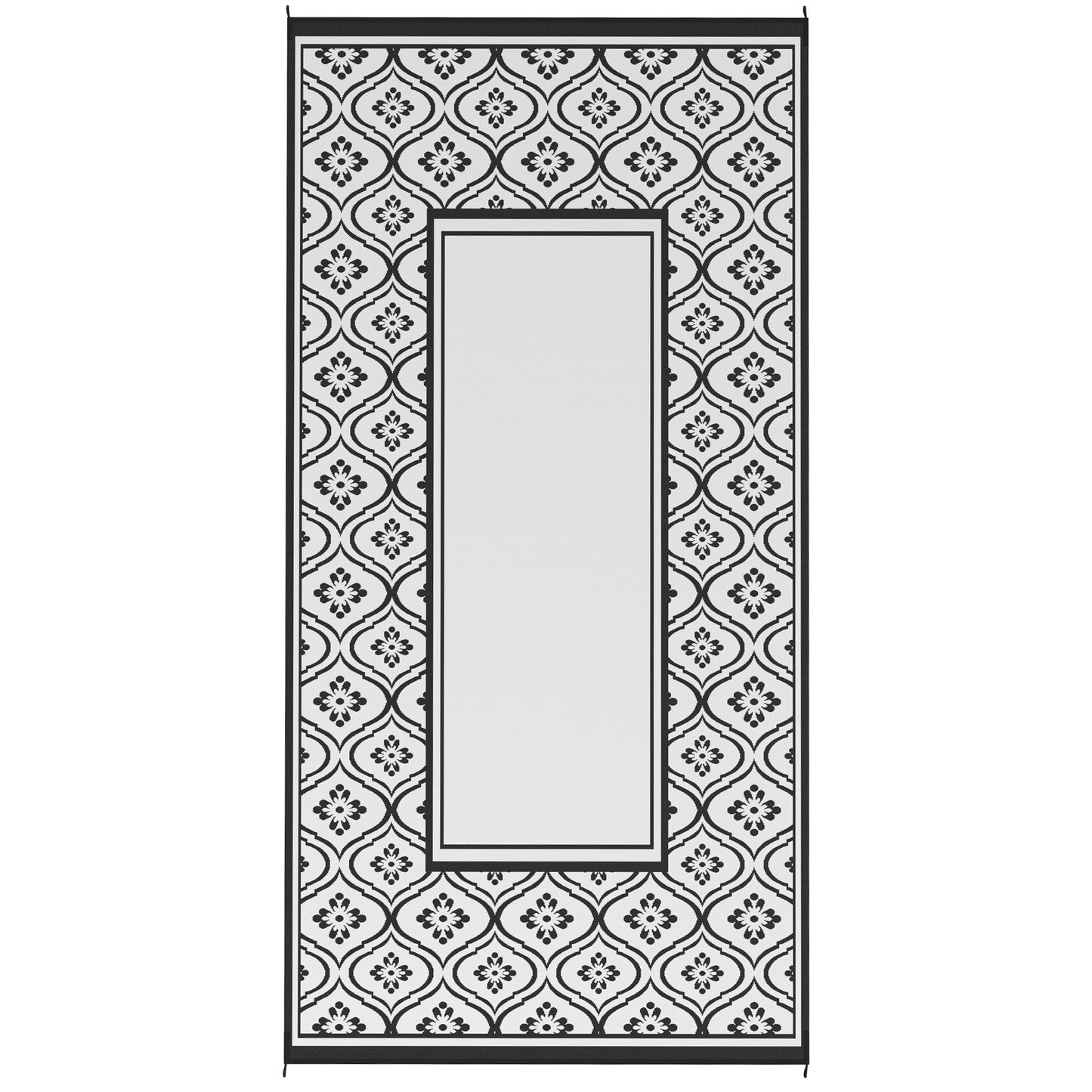 Reversible Waterproof Outdoor Rug with Carry Bag - 9' x 18'