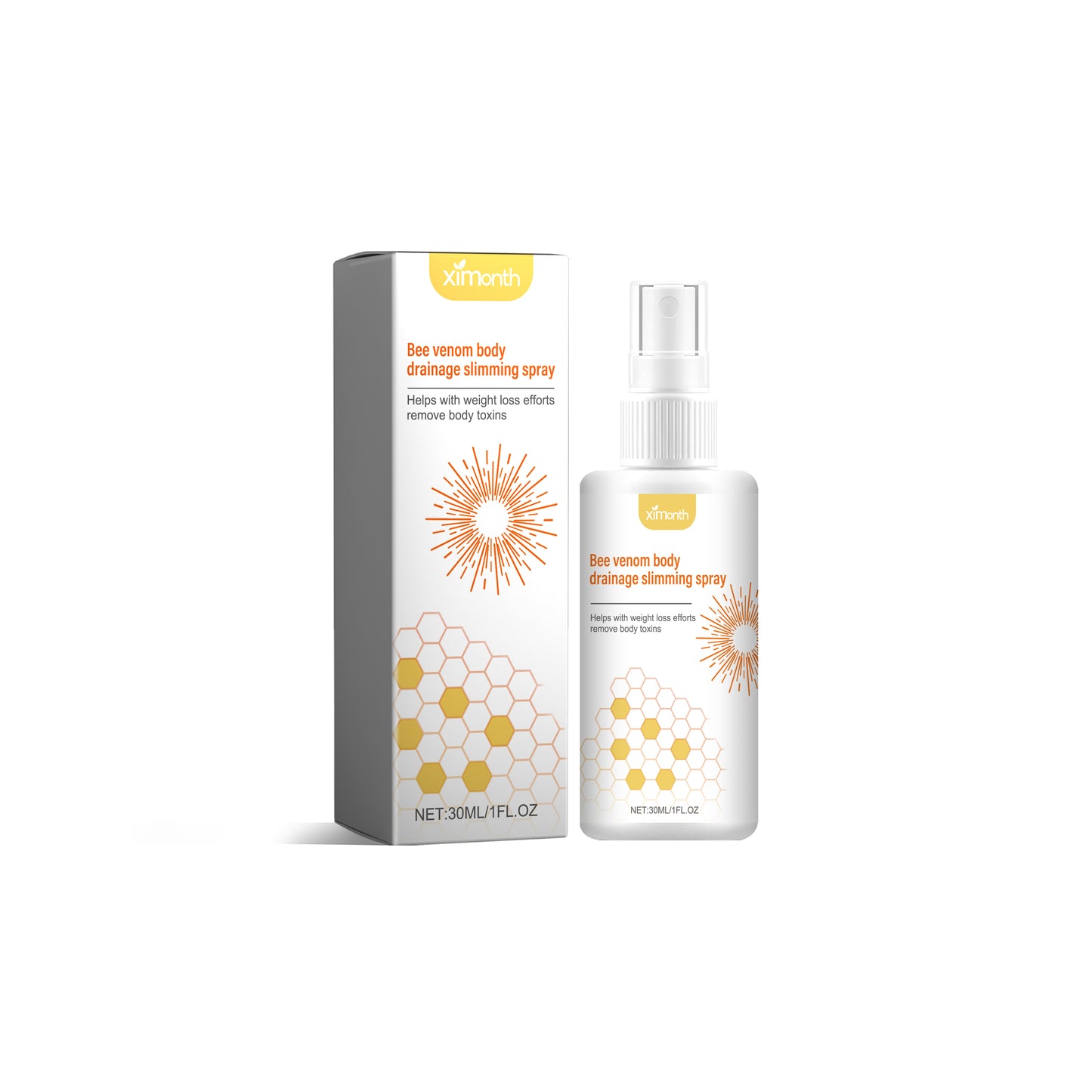 Lymphatic Body Sculpting Spray - Toning & Firming Mist for Abdomen and Arms
