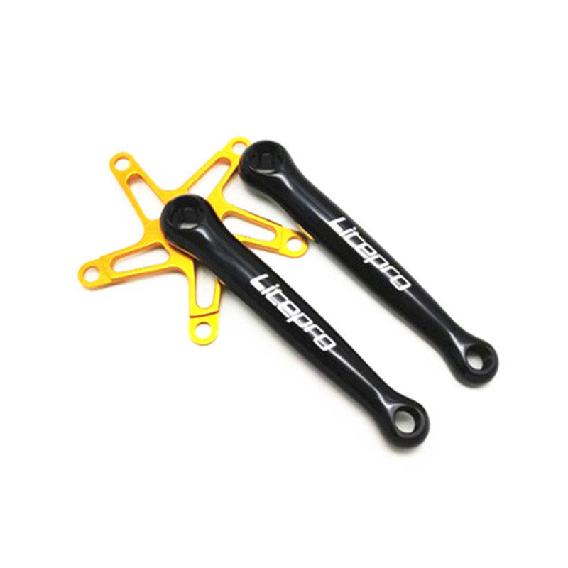 Ultra-Light Folding Bicycle Crankset - Square Hole Aluminum Alloy Bike Part