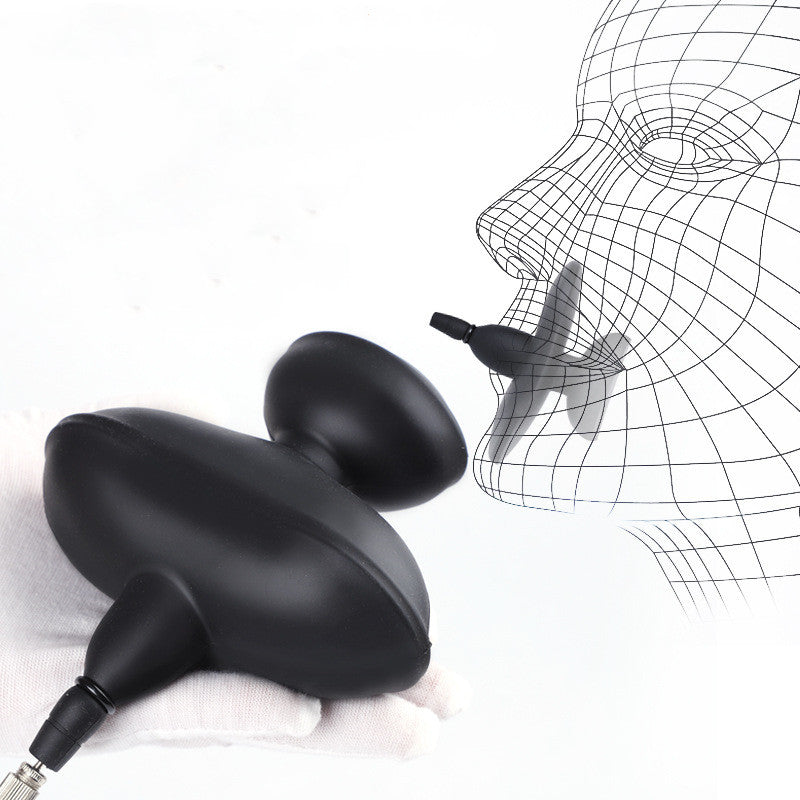 Inflation Plug Expansion Ball - Durable Silicone & Metal Air Valve for Home Use