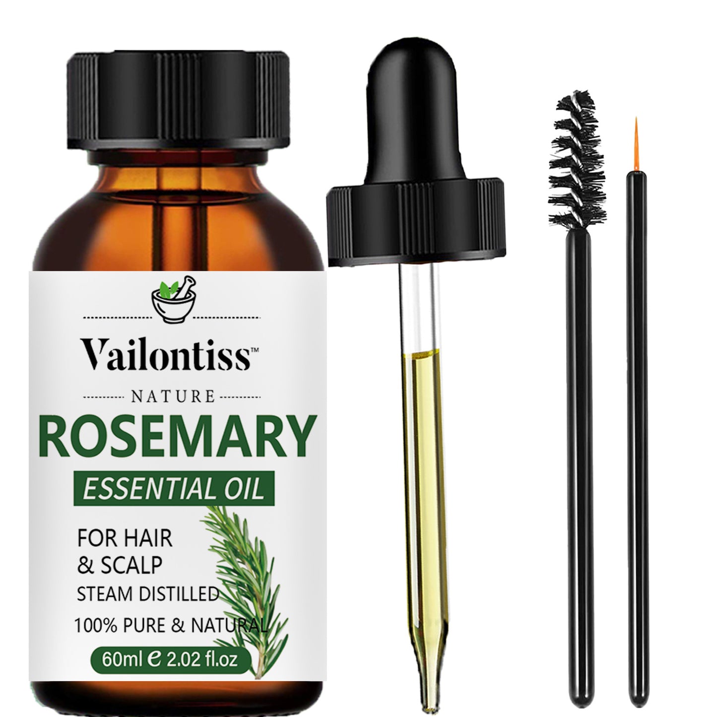 Rosemary Hair Growth Oil for Strengthening and Nourishing - 60ml