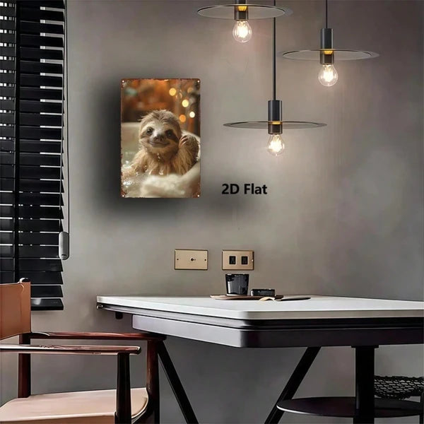 Metal Tin Sign Wall Decoration - 20cm x 20cm