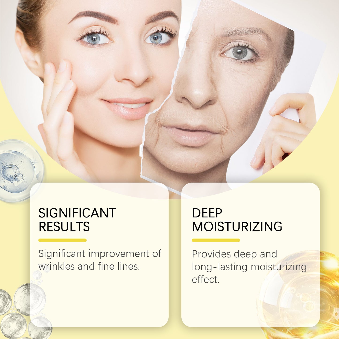 24K Gold Hyaluronic Acid Facial Essence - Anti-Aging Moisturizing Serum 30ml