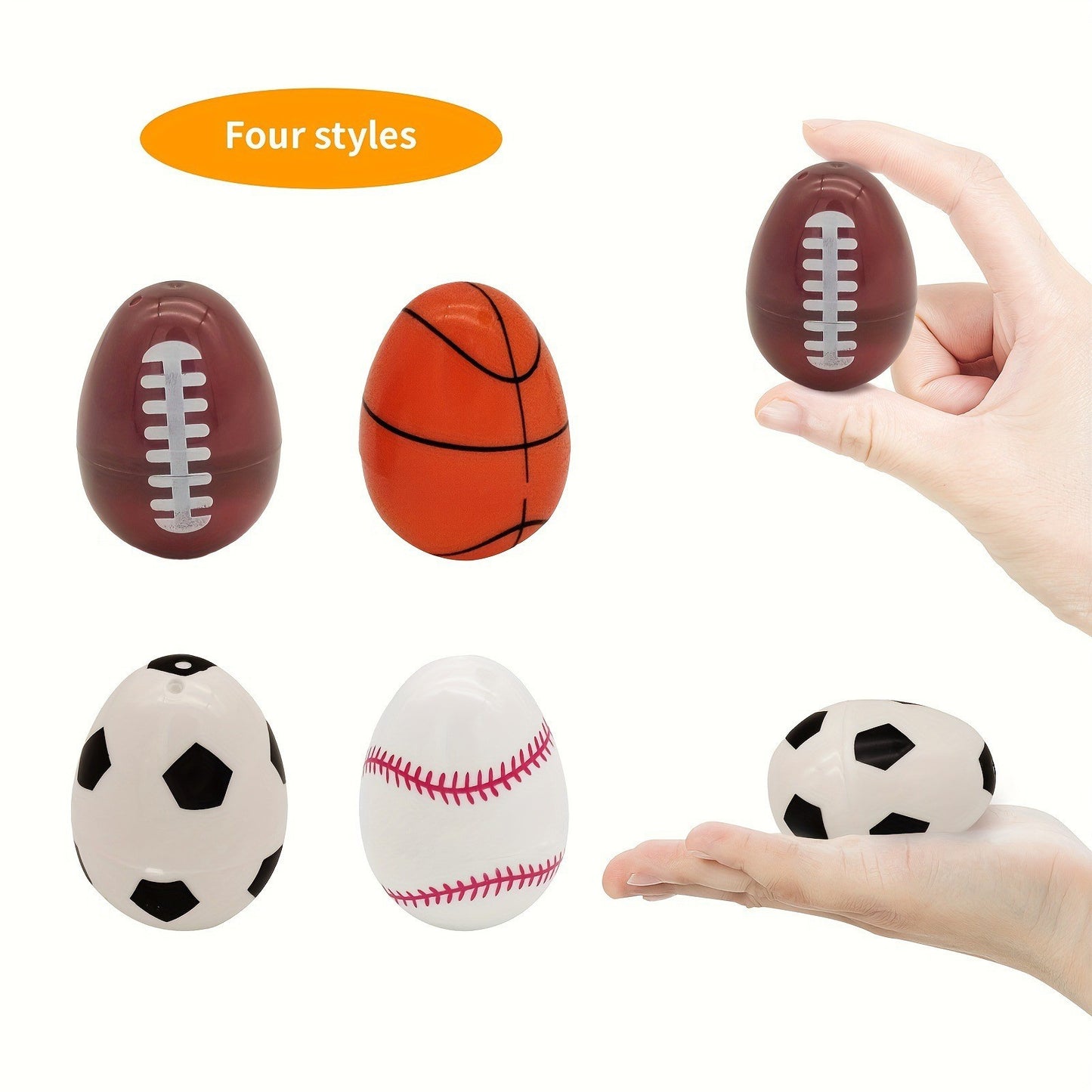 Easter Egg Capsule Toy Set - 12 Game-Themed Styles