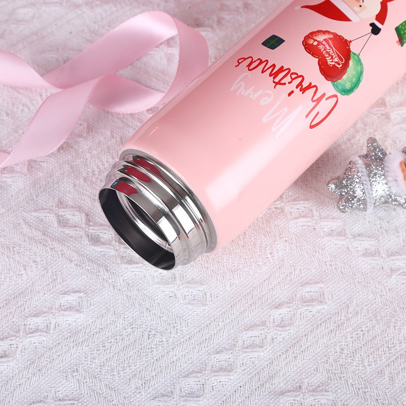 304 Stainless Steel Kids Water Cup with Cartoon Design, 500ML