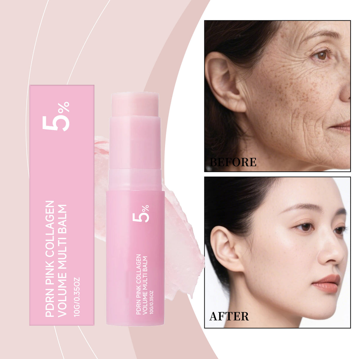 Moisturizing Facial Care Stick - Plump Multi-Effect Hydrating Balm