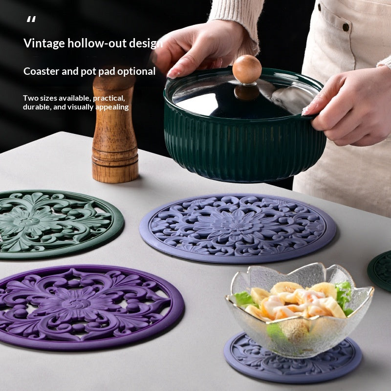 Insulated Silicone Food Bowl Set - High-Temperature Resistant, Multi-Size Kitchen Storage